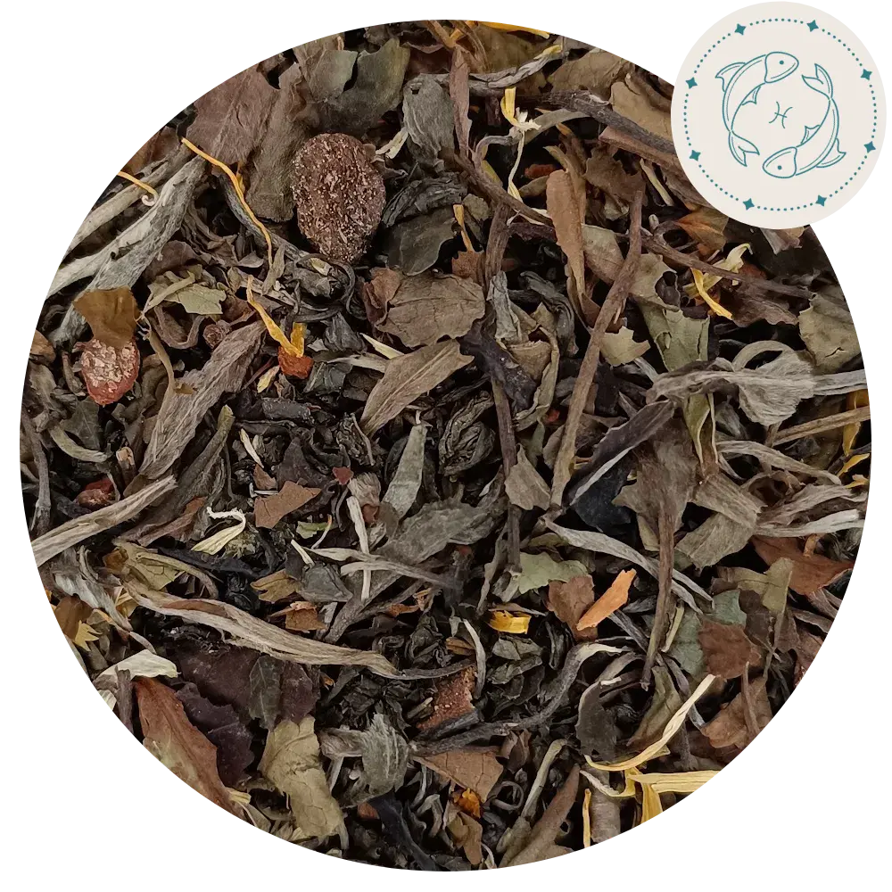 Thé blanc Poire BIO - une élégance fruitée et harmonieuse 1 Thé blanc Poire BIO - une élégance fruitée et harmonieuse