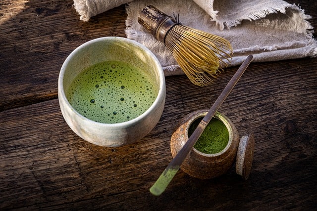 Thé Matcha Japonais, Thé Vert en Poudre au Japon, Renforce le Système  Immunitaire