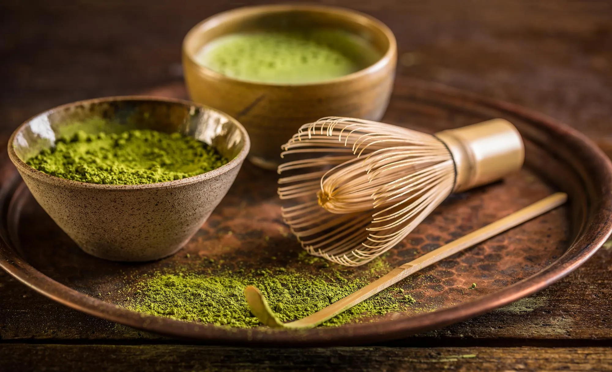 preparation matcha